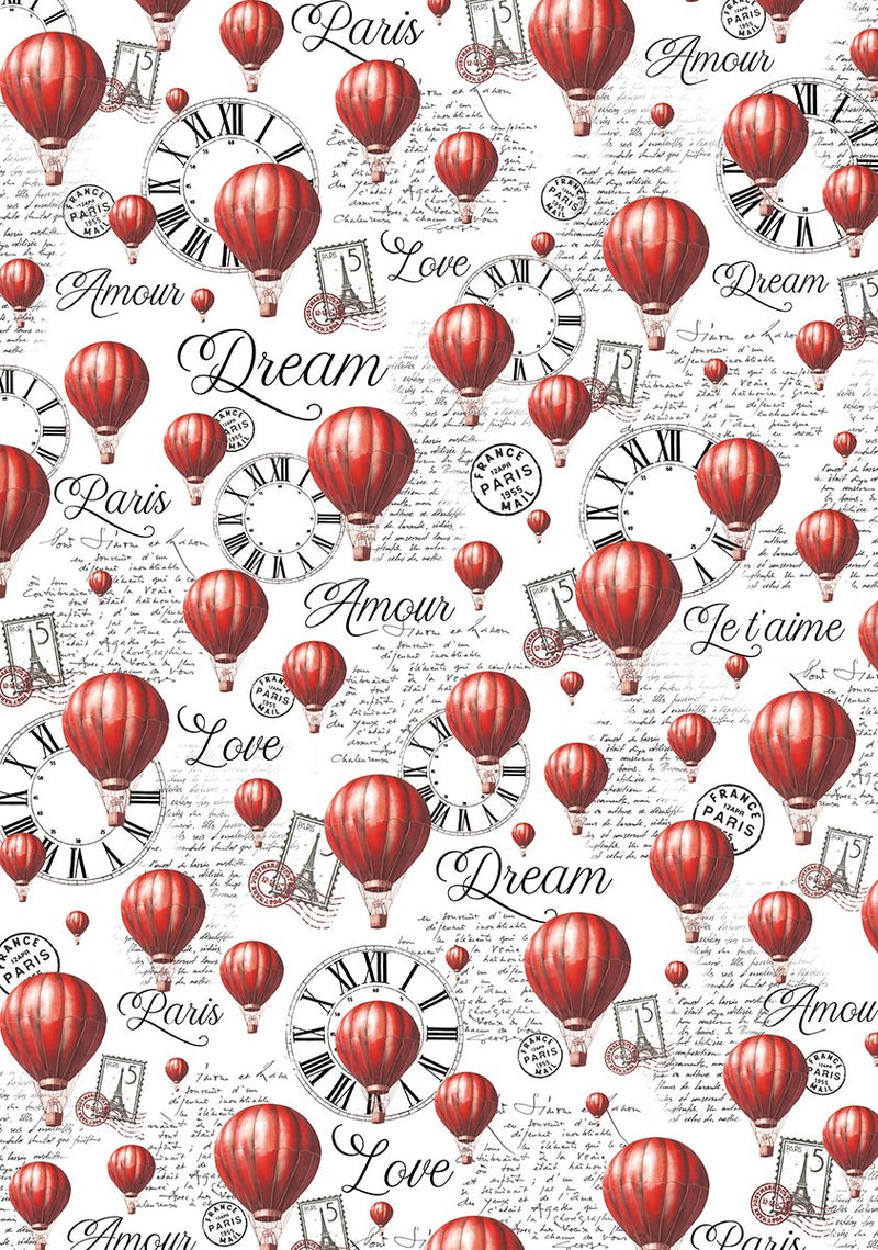 Ciao Bella Vellum Paris Je t’aime Paper Patterns A4 - Craftywaftyshop