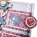Circles, Banners & Ribbons Die Set by Elizabeth Craft Designs - Craftywaftyshop