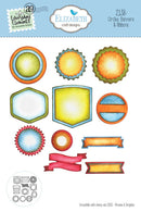 Circles, Banners & Ribbons Die Set by Elizabeth Craft Designs - Craftywaftyshop