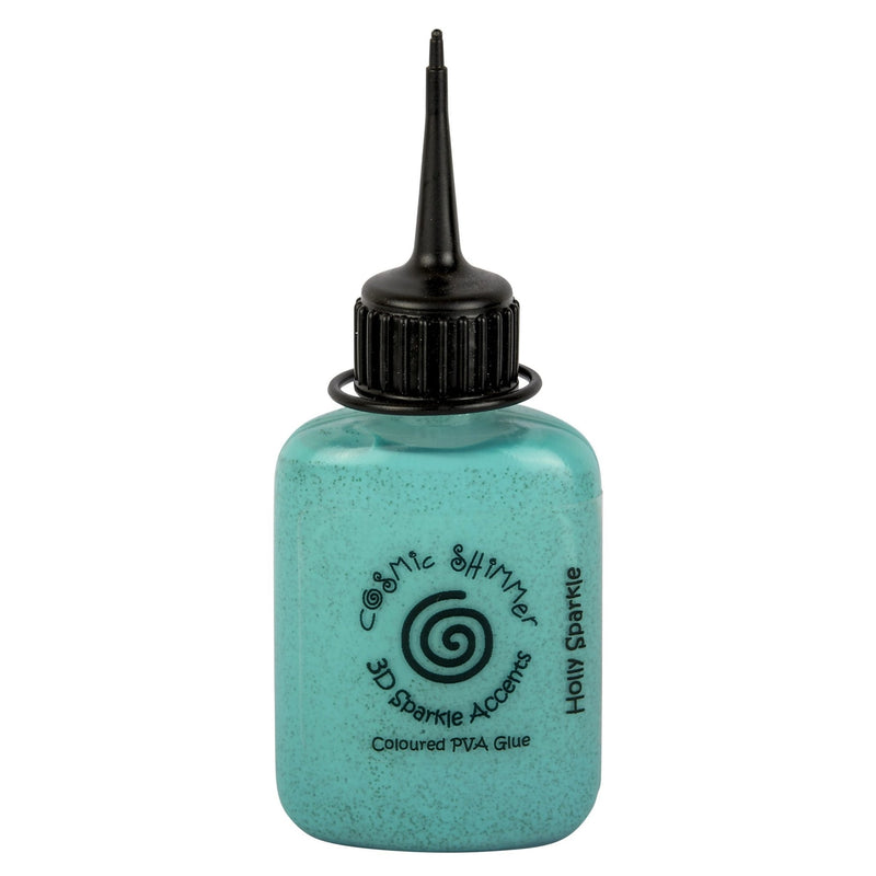 Cosmic Shimmer Pearl 3D Accents Holly Sparkle 30ml - Craftywaftyshop