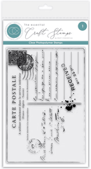 Craft Consortium Essential Craft Stamps | Various Designs | Photopolymer | UK Made - Craftywaftyshop