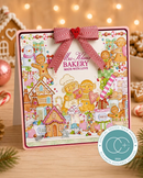 Craft Consortium Gingerbread Party 8x8 Paper Pad | CCLPAD004 - Craftywaftyshop