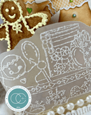 Craft Consortium Gingerbread Party Cookie Tester Clear Photopolymer Stamp Set | CCLSTMP010 - Craftywaftyshop