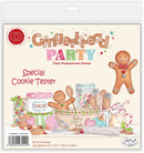 Craft Consortium Gingerbread Party Cookie Tester Clear Photopolymer Stamp Set | CCLSTMP010 - Craftywaftyshop