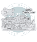 Craft Consortium Gingerbread Party Cookie Tester Clear Photopolymer Stamp Set | CCLSTMP010 - Craftywaftyshop