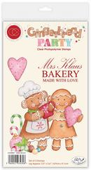 Craft Consortium Gingerbread Party Made With Love Clear Stamp Set | CCLSTMP011 - Craftywaftyshop