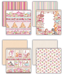 Craft Consortium Strawberry Tea - 8"x8" Paper Pad | CCLPAD002 - Craftywaftyshop
