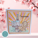 Craft Consortium Strawberry Tea - Celebrate | CCLSTMP006 - Craftywaftyshop