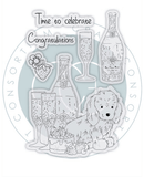 Craft Consortium Strawberry Tea - Celebrate | CCLSTMP006 - Craftywaftyshop