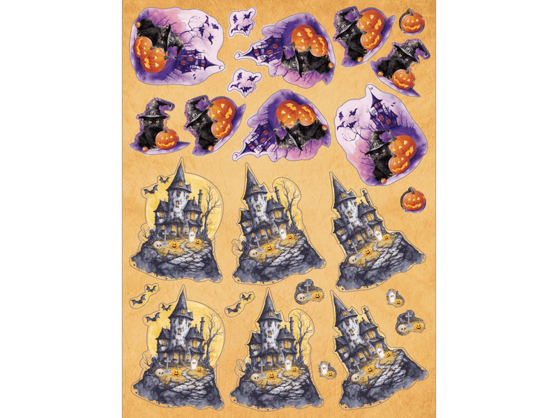 Crafters Companion - 9” x 12” 3D Topper Pad - Spooky Season by Crafters Companion - Craftywaftyshop