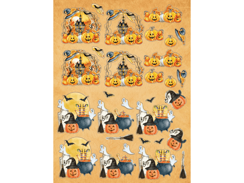 Crafters Companion - 9” x 12” 3D Topper Pad - Spooky Season by Crafters Companion - Craftywaftyshop