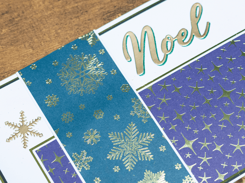Crafter’s Companion A5 Special Finish Card 100pk - Gold & Green - Craftywaftyshop