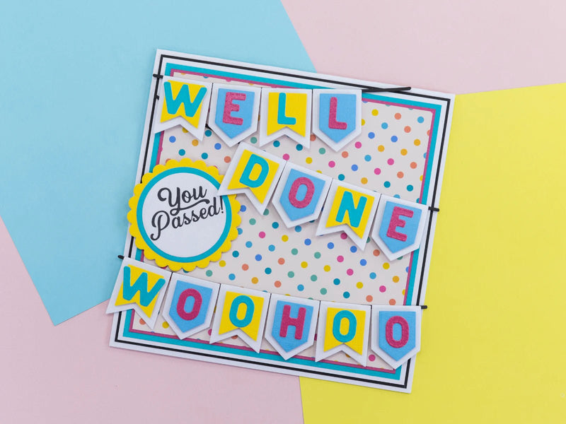 Crafters Companion Celebrate Good Times Collection Metal Die Bunting - Craftywaftyshop