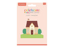 Crafters Companion Celebrate Good Times Collection Metal Die House - Craftywaftyshop