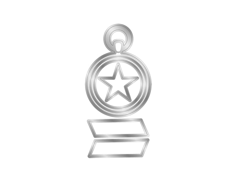 Crafters Companion Celebrate Good Times Collection Metal Die Medal - Craftywaftyshop