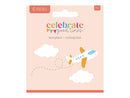 Crafters Companion Celebrate Good Times Metal Die Aeroplane - Craftywaftyshop