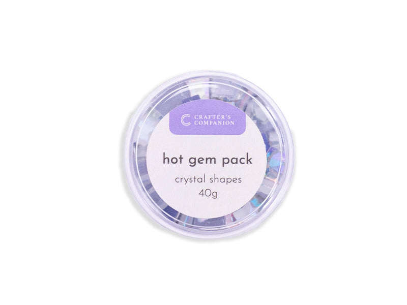 Crafters Companion Hot Gem Pack - Crystal Shapes - Craftywaftyshop