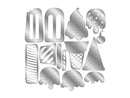 Crafter's Companion Ice Creams & Lollies Metal Die Set – Life is Sweet | CC-LS-MD-ICLO - Craftywaftyshop