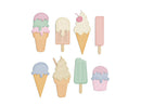 Crafter's Companion Ice Creams & Lollies Metal Die Set – Life is Sweet | CC-LS-MD-ICLO - Craftywaftyshop