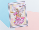 Crafter’s Companion Joyous Angel 2D Embossing Folder 5”x7” - Joyful Music - Craftywaftyshop