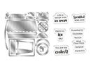 Crafter's Companion Life is Sweet Ice Cream Cart Stamp & Die Set | CC-LS-STD-ICRC - Craftywaftyshop