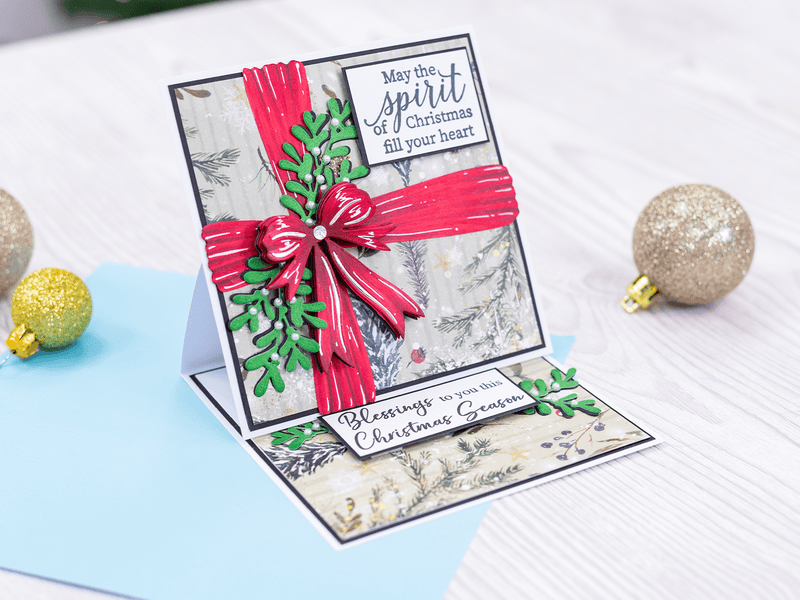 Crafters Companion Metal Die Christmas Embellishment - Bows - Craftywaftyshop