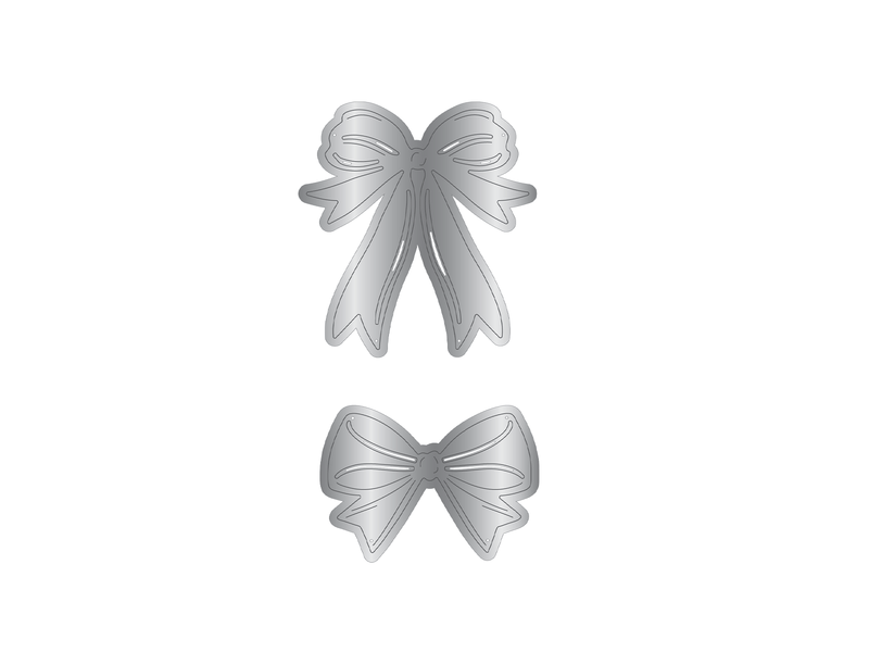 Crafters Companion Metal Die Christmas Embellishment - Bows - Craftywaftyshop