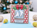 Crafters Companion Metal Die Christmas Embellishment - Ice Skating Boots - Craftywaftyshop