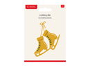 Crafters Companion Metal Die Christmas Embellishment - Ice Skating Boots - Craftywaftyshop
