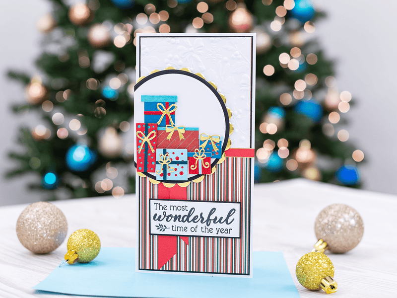 Crafters Companion Metal Die Christmas Embellishment - Presents - Craftywaftyshop