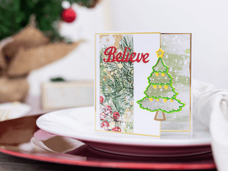 Crafters Companion Metal Die - Christmas Tags - Craftywaftyshop