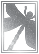 Crafter's Companion Metal Die Create a Card 5"x7" - Dainty Dragonfly - Craftywaftyshop