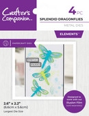 Crafters Companion Metal Die Splendid Dragonflies - Craftywaftyshop
