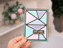 Crafter's Companion Metal Dies Create a Card Geometric - Craftywaftyshop