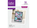 Crafter's Companion Metal Dies Create a Card Geometric - Craftywaftyshop