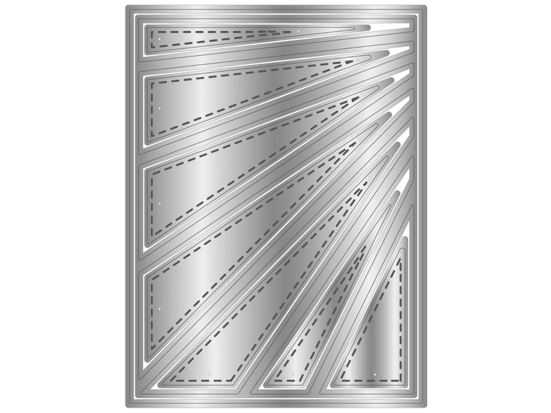 Crafter's Companion Metal Dies Create a Card Rays of Light - Craftywaftyshop
