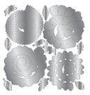 Crafters Companion Metal Dies Paper Flowers - Craftywaftyshop