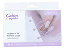 Crafter's Companion Mushroom Punch Discs Transparent | CC-MUSH-TDISCS - Craftywaftyshop