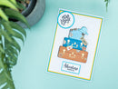 Crafter's Companion Retro Vacay 2D Embossing Folder | CC-RV-EF5-LETR - Craftywaftyshop