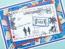 Crafter's Companion Retro Vacay Paradise Stamp Set | CC-RV-STP-PARA - Craftywaftyshop