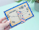 Crafter's Companion Retro Vacay Special Delivery Stamp, Die & Stencil Set | CC-RV-STD-STEN-SPDE - Craftywaftyshop