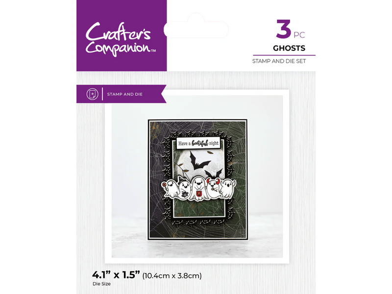 Crafter's Companion - Stamp and Die - Ghosts - Craftywaftyshop