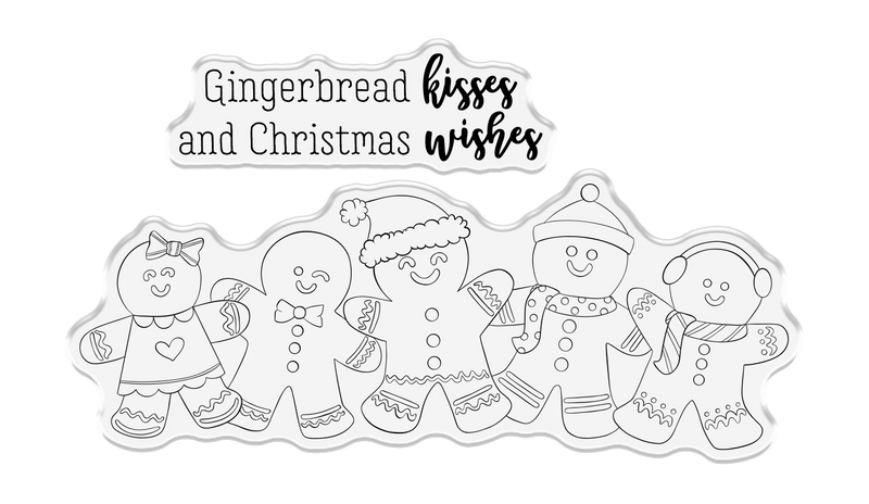 Crafter's Companion - Stamp and Die - Gingerbread - Craftywaftyshop