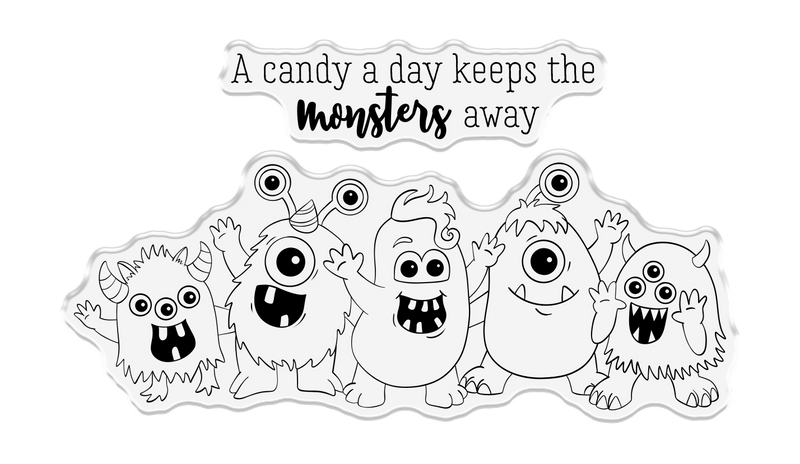 Crafter's Companion - Stamp and Die - Monsters - Craftywaftyshop