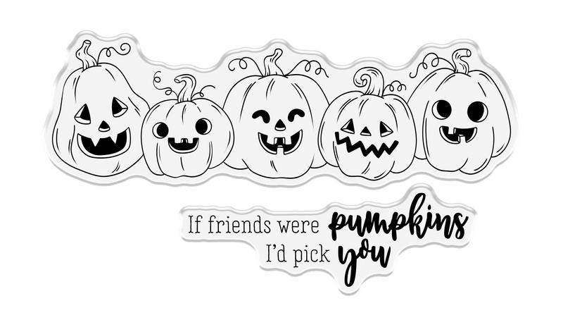 Crafter's Companion - Stamp and Die - Pumpkins - Craftywaftyshop