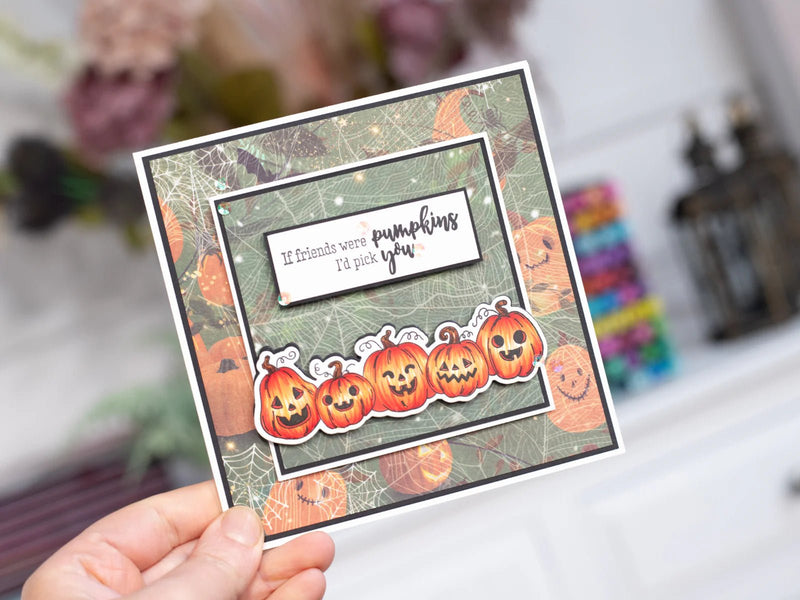 Crafter's Companion - Stamp and Die - Pumpkins - Craftywaftyshop