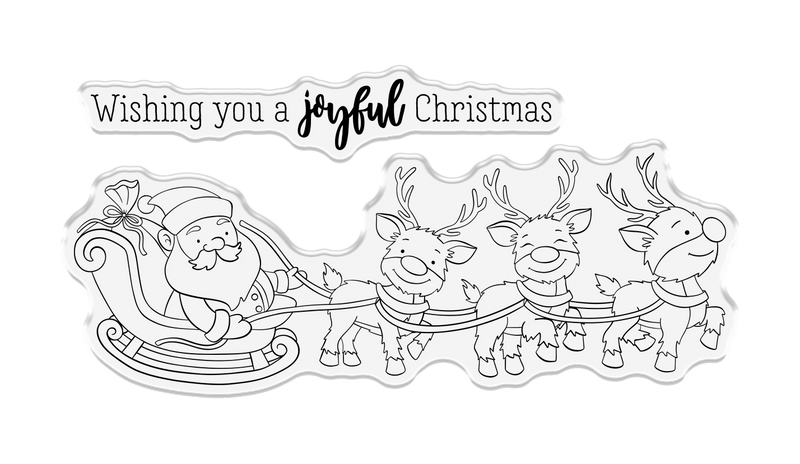 Crafter's Companion - Stamp and Die - Santa and Reindeer - Craftywaftyshop