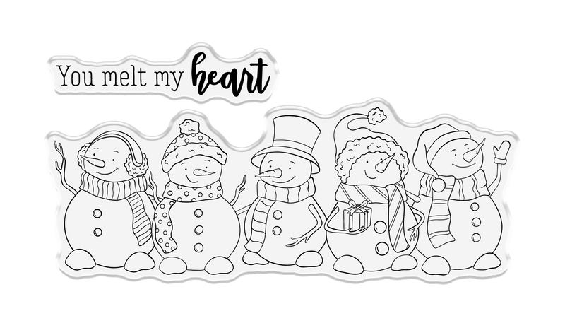 Crafter's Companion - Stamp and Die - Snowmen - Craftywaftyshop