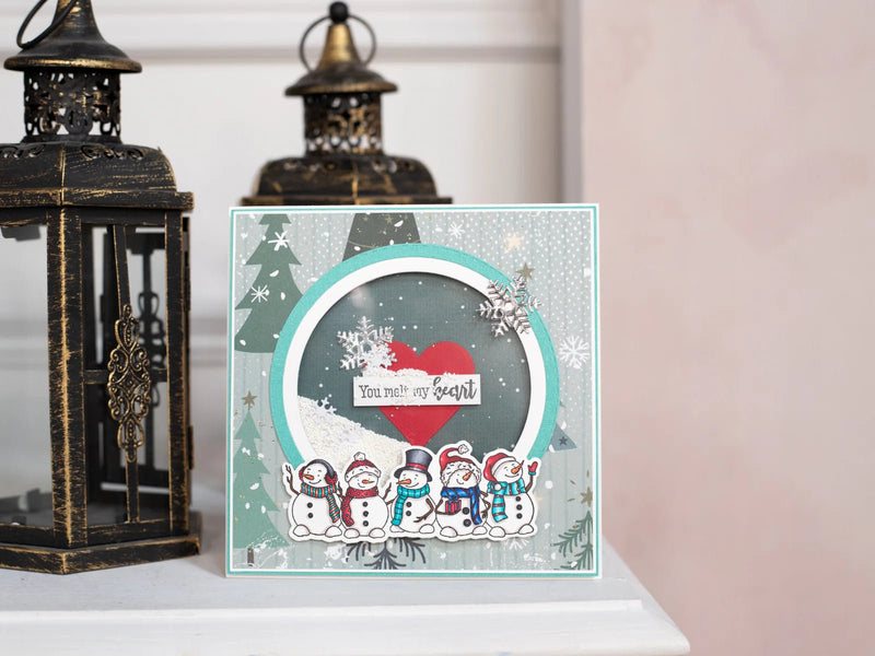 Crafter's Companion - Stamp and Die - Snowmen - Craftywaftyshop