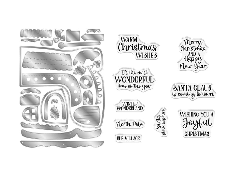 Crafters Companion Stamp & Die - Santa's Boot - Craftywaftyshop